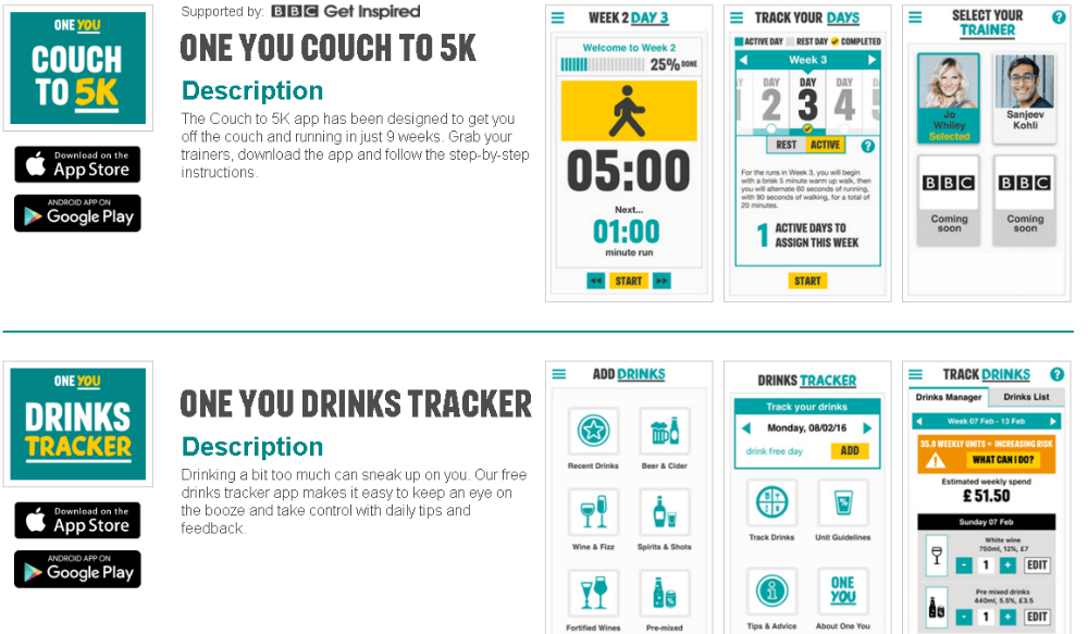 تطبيق One You Couch to 5K