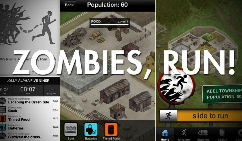 تطبيق Zombies-Run